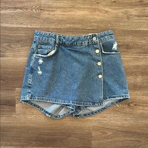 Zara Blue Denim Skirt